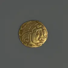Gold Coin of the Parisii, Celtic, last quarter 2nd century B.C. Creator: Unknown