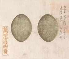 Gold Coins, 1813., 1813. Creator: Asakura Sansho