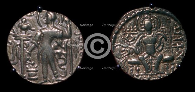Gold coins of King Samudra Gupta, 4th century. Artist: Unknown