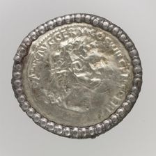 Gold Disk Brooch, Frankish, 6th-7th century. Creator: Unknown