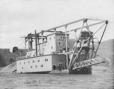 Gold dredge, 1915. Creator: Unknown