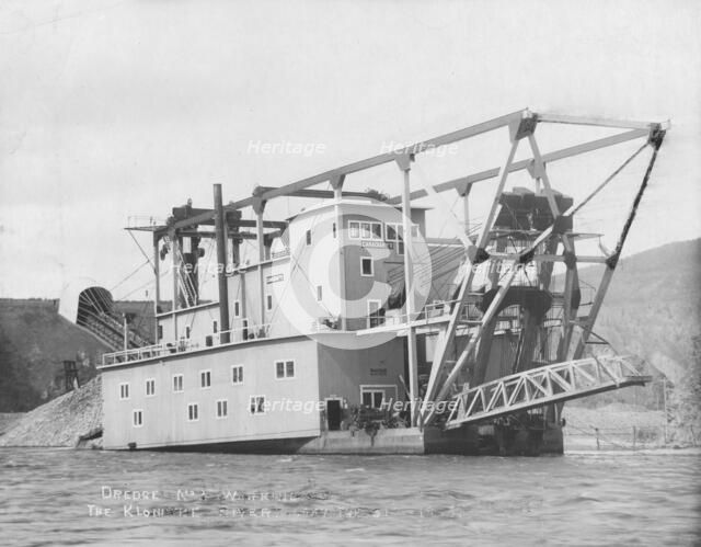 Gold dredge, 1915. Creator: Unknown.