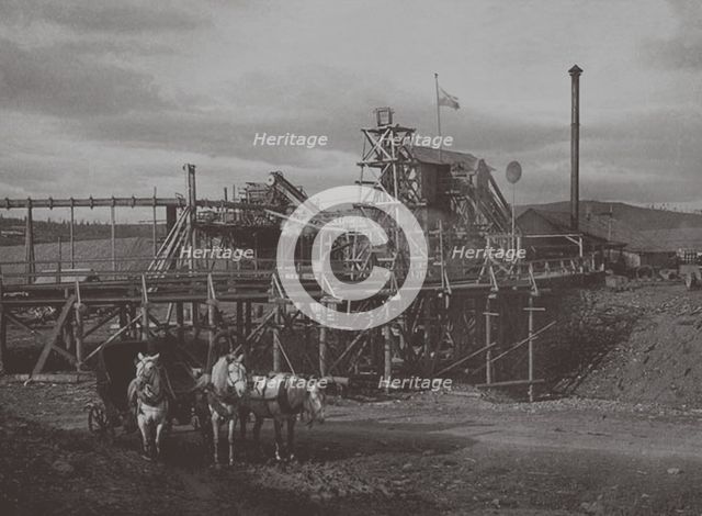 Gold Dredge in Sysert, 1900s-1910s.