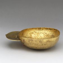 Gold Drinking Bowl with Handle, Avar, 700s. Creator: Unknown