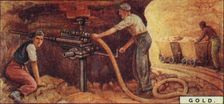 Gold. - Drlling Blast Holes, S. Africa 1928