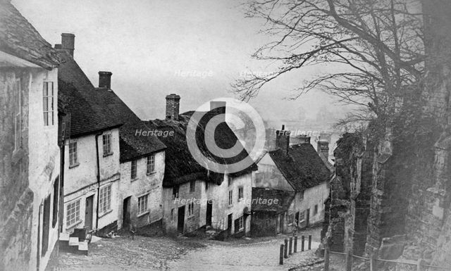Gold Hill, Shaftesbury, Dorset, 1924-1926.Artist: Judges