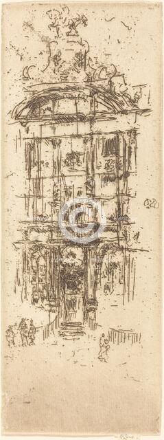 Gold-House, Brussels, 1887. Creator: James Abbott McNeill Whistler.