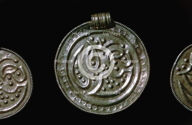 Gold Iron Age Bracteate. Artist: Unknown