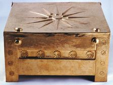 Gold larnax (funerary casket), 350-325 BC. Artist: Anon