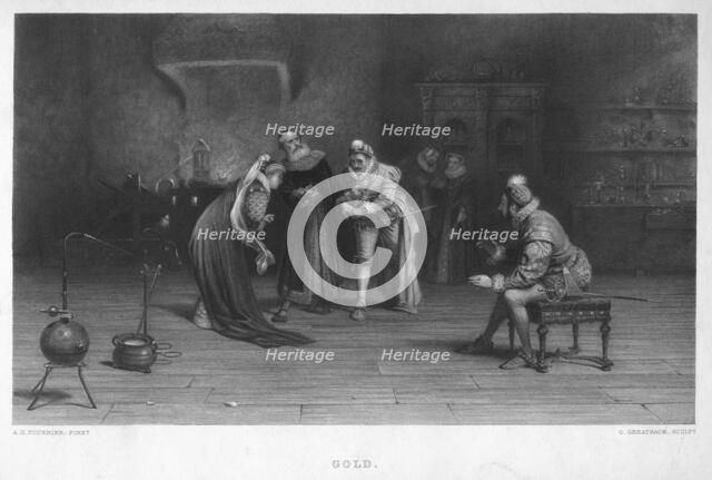 'Gold', late 19th century. Creator: George Greatbach.