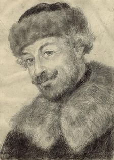 Gold Miner Carousing in Irkutsk, 1904. Creator: Boris Vasilievich Smirnov