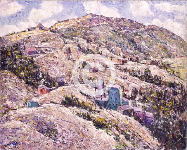 Gold Mining, Cripple Creek, 1929. Creator: Ernest Lawson.