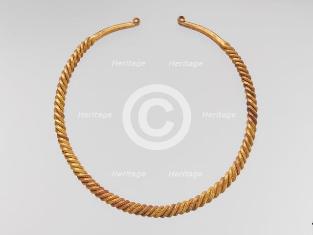 Gold Neck Ring, Celtic, 6th-4th century B.C. Creator: Unknown.