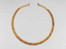 Gold Neck Ring, Celtic, 6th-4th century B.C. Creator: Unknown