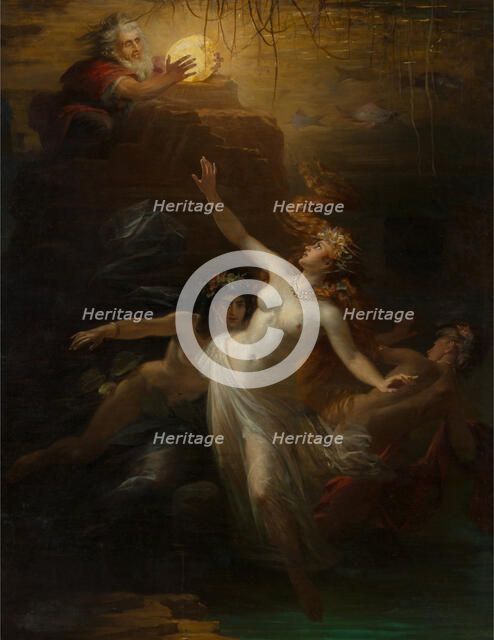 Gold of the Rhine (Das Rheingold), 1875. Creator: Pixis, Theodor (1831-1907).