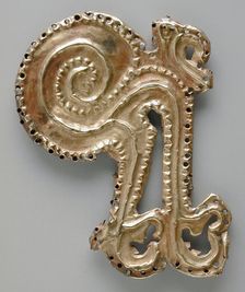 Gold Ornament with Embossed Decoration, 700 B.C.-A.D. 200. Creator: Unknown