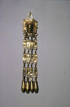 Gold Pendant, Mixtec, 1200-1521