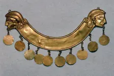 Gold pectoral from the Aegina treasure, 17th century BC