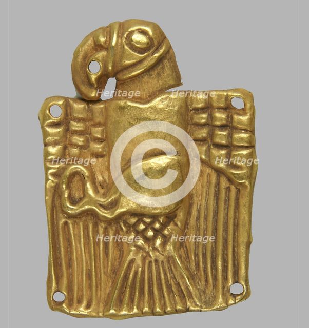 Gold plaque in the form of a Eagle, 5th cen. BC. Artist: Scythian Art  