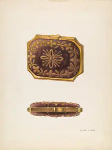 Gold Purse, c. 1938. Creator: Ralph Morton