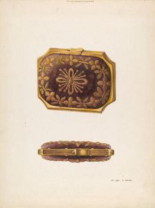 Gold Purse, c. 1938. Creator: Ralph Morton