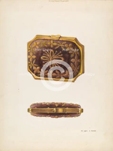 Gold Purse, c. 1938. Creator: Ralph Morton.