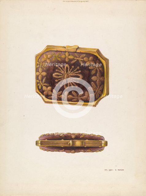 Gold Purse, c. 1938. Creator: Ralph Morton.