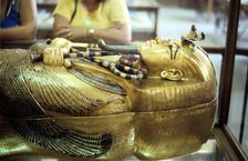 Gold sarcophagus of King Tutankamun, 18th dynasty, c1323 BC