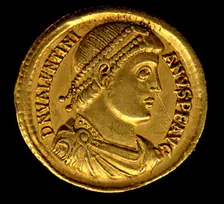 Gold Solidus of Valentinian I (364-75), Byzantine, 364-375. Creator: Unknown