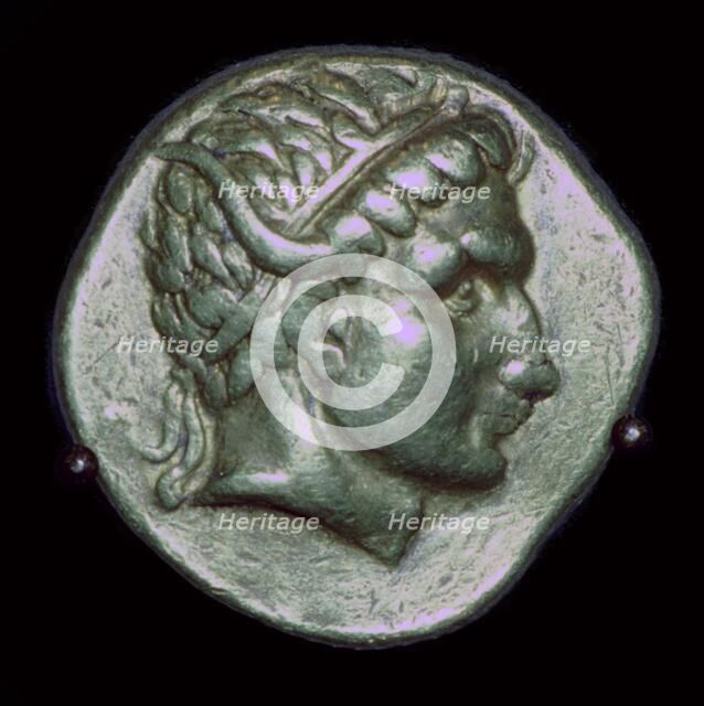 Gold stater of Antiochus I, 3rd century BC. Artist: Unknown