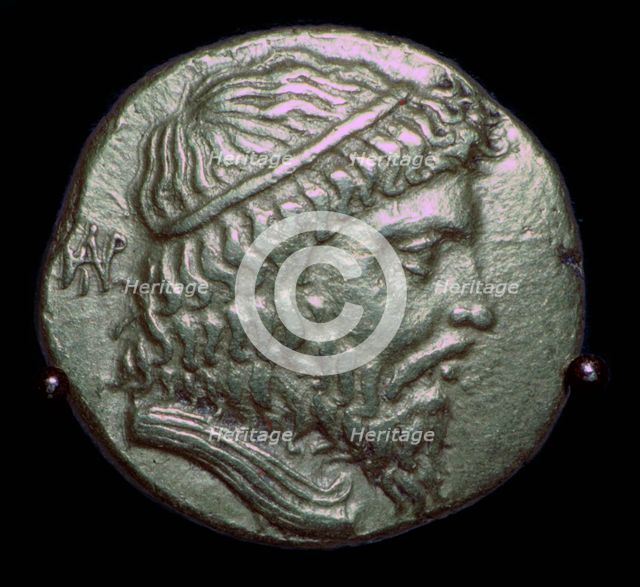 Gold Stater of King Andragoras of Parthia, 3rd century BC. Artist: Unknown