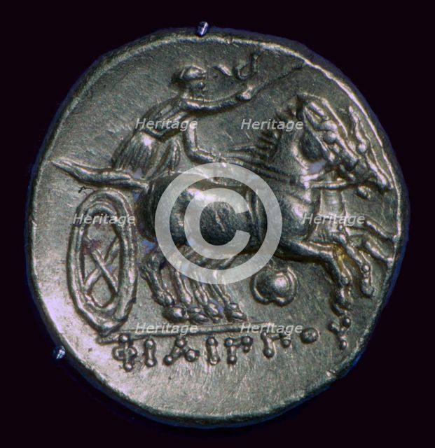 Gold Stater of Phillip II of Macedonia, 356BC. Artist: Unknown