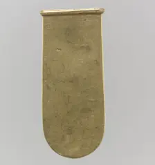 Gold Strap End (Unfinished), Avar, 700s. Creator: Unknown