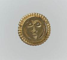 Gold Stud, possibly for a Horse Harness, Langobardic, ca. 600. Creator: Unknown