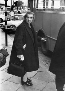 Golda Meir (1898-1978), Israeli Prime Minister. Creator: Unknown