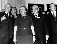 Golda Meir (1898-1978), Israeli Prime Minister. Creator: Unknown