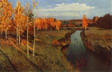 Golden Autumn 1895, (1965). Creator: Isaak Levitan
