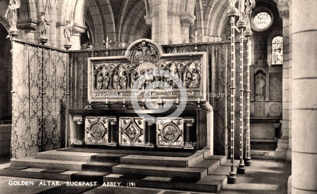 Golden Altar, Buckfast, Abbey, 20th Century. Artist: Unknown