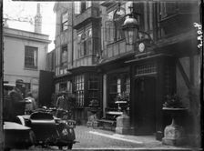 Golden Cross Hotel, Cornmarket Street, Oxford, Oxfordshire, 1928. Creator: Katherine Jean Macfee