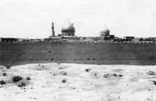 Golden dome of the Samarra mosque, Mesopotamia, 1918