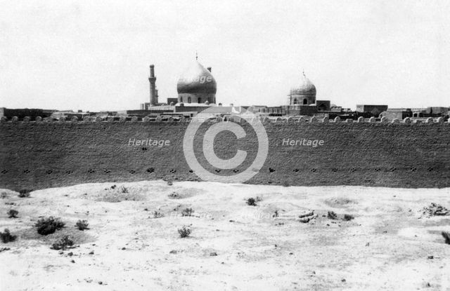 Golden dome of the Samarra mosque, Mesopotamia, 1918. Artist: Unknown