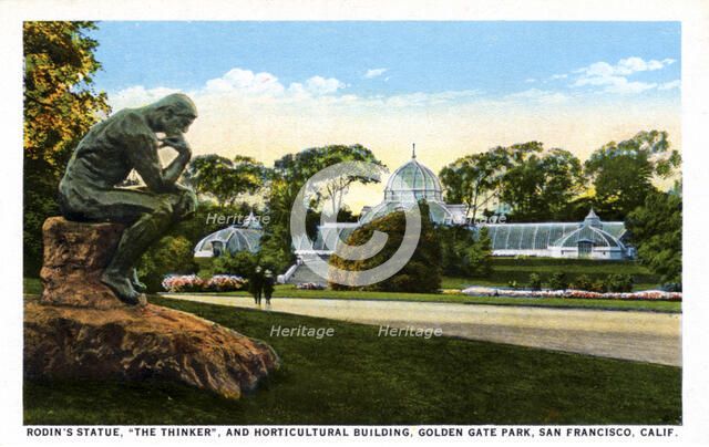 Golden Gate Park, San Francisco, California, USA, 1921. Artist: Unknown