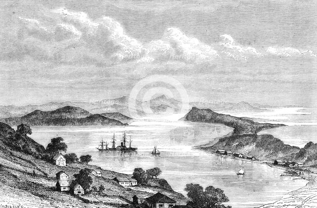 Golden Horn Bay, Russia, 1895. Artist: Unknown