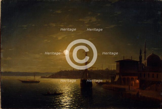 Golden Horn. Turkey, after 1845. Artist: Aivazovsky, Ivan Konstantinovich (1817-1900)