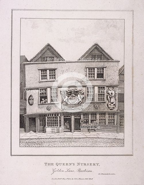 Golden Lane, London, 1800. Artist: Anon