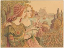 Golden Legend , 1897. Creator: Point, Armand (1861-1932)