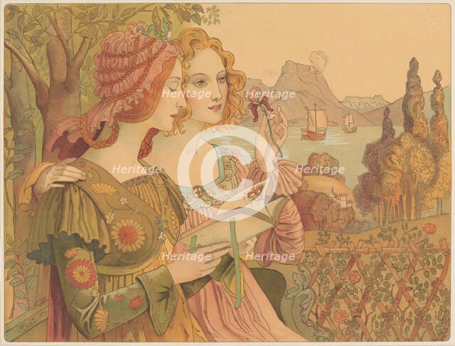 Golden Legend , 1897. Creator: Point, Armand (1861-1932).