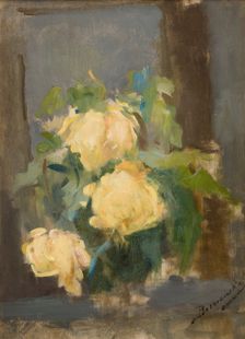 Golden Roses, 1896. Creator: Olga Boznanska