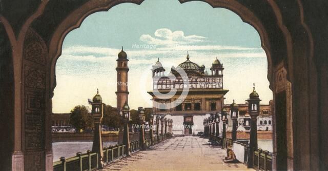'Golden Temple, Amritsur'.  Creator: Unknown.