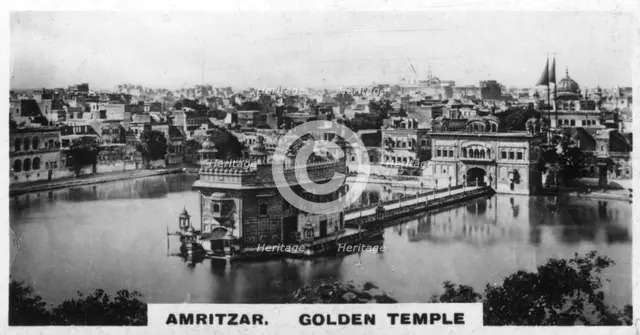 Golden Temple, Amritsar, India, c1925. Artist: Unknown
